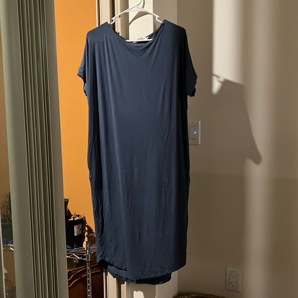 Fighting Eel Blue Maxi Dress in Size Small